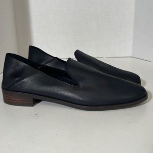 Lucky brand Cahill black leather flats, size 11